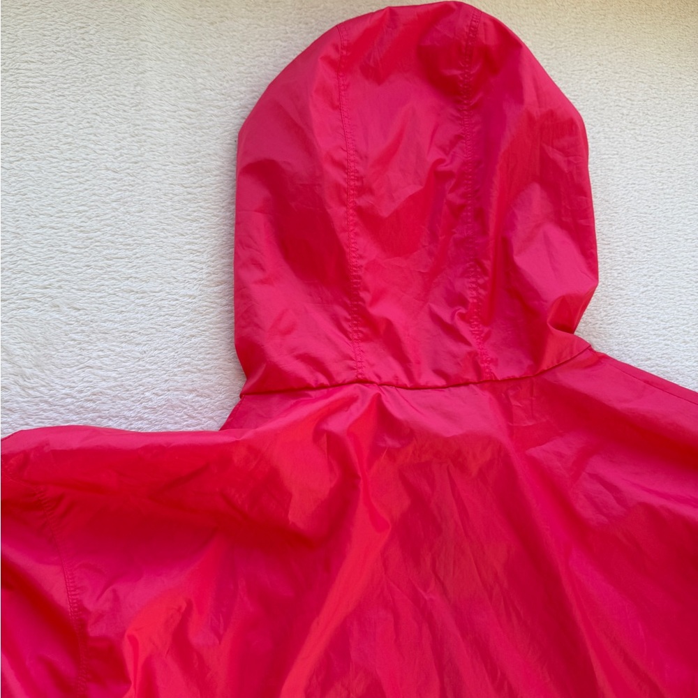 Columbia Women’s XL Pink Gray Windbreaker Hooded Zip Jacket - Picture 13 of 16